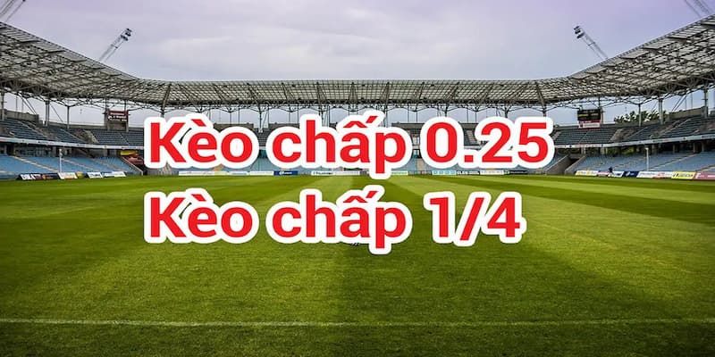 Tổng quan về kèo chấp 1/4 (0.25)